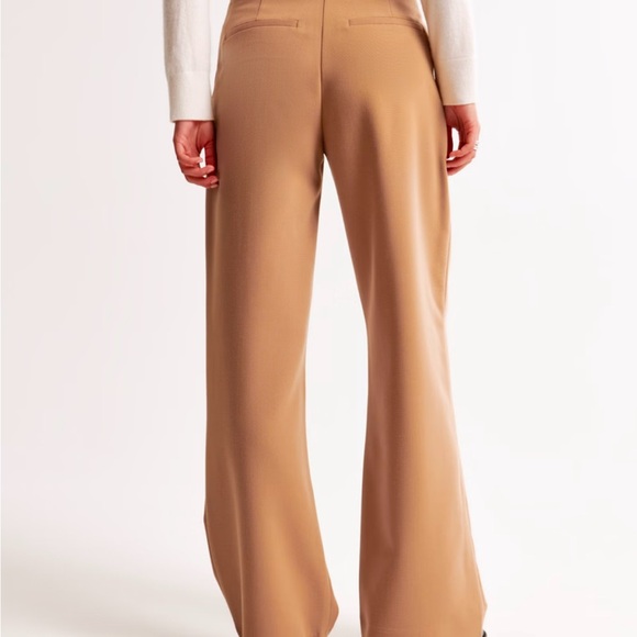 Abercrombie A&F Brown/Tan Sloane Tailored Wide Leg Pant Size 27 Short - Picture 3 of 8